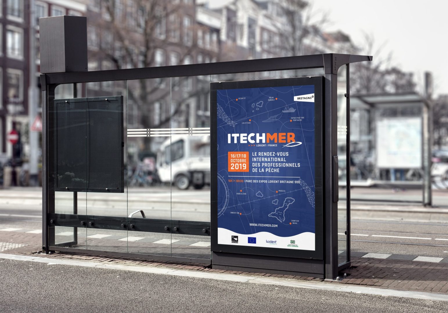 Affiche abri-bus ItechMer