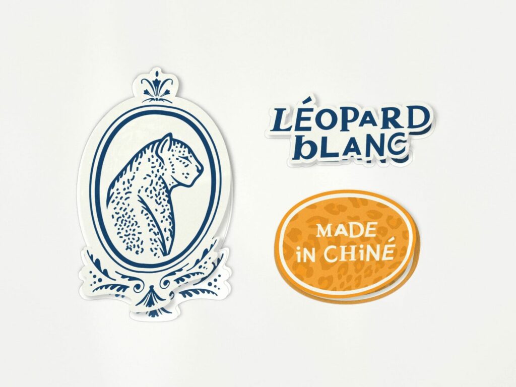 Stickers - Leopard Blanc